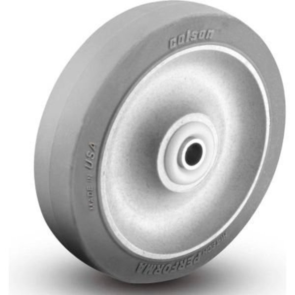 Colson Colson® 2 Series Wheel 2.00005.445 - 5 x 1-1/4 Performa Rubber 3/8 Annular Ball Bearing - Gray 2.00005.445